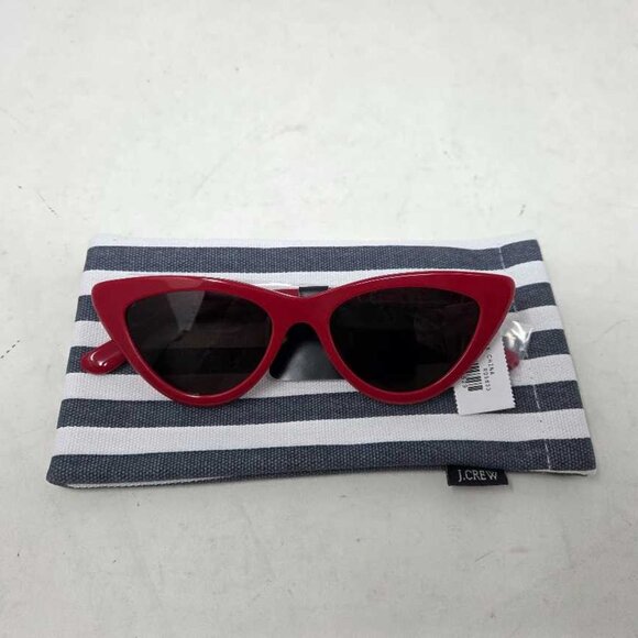New women\'s J crew Bungalow cat eye sunglasses in Persian Red main image 6